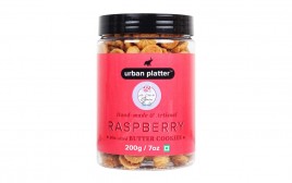 Urban Platter Raspberry Bite Sized Butter Cookies  Plastic Jar  200 grams